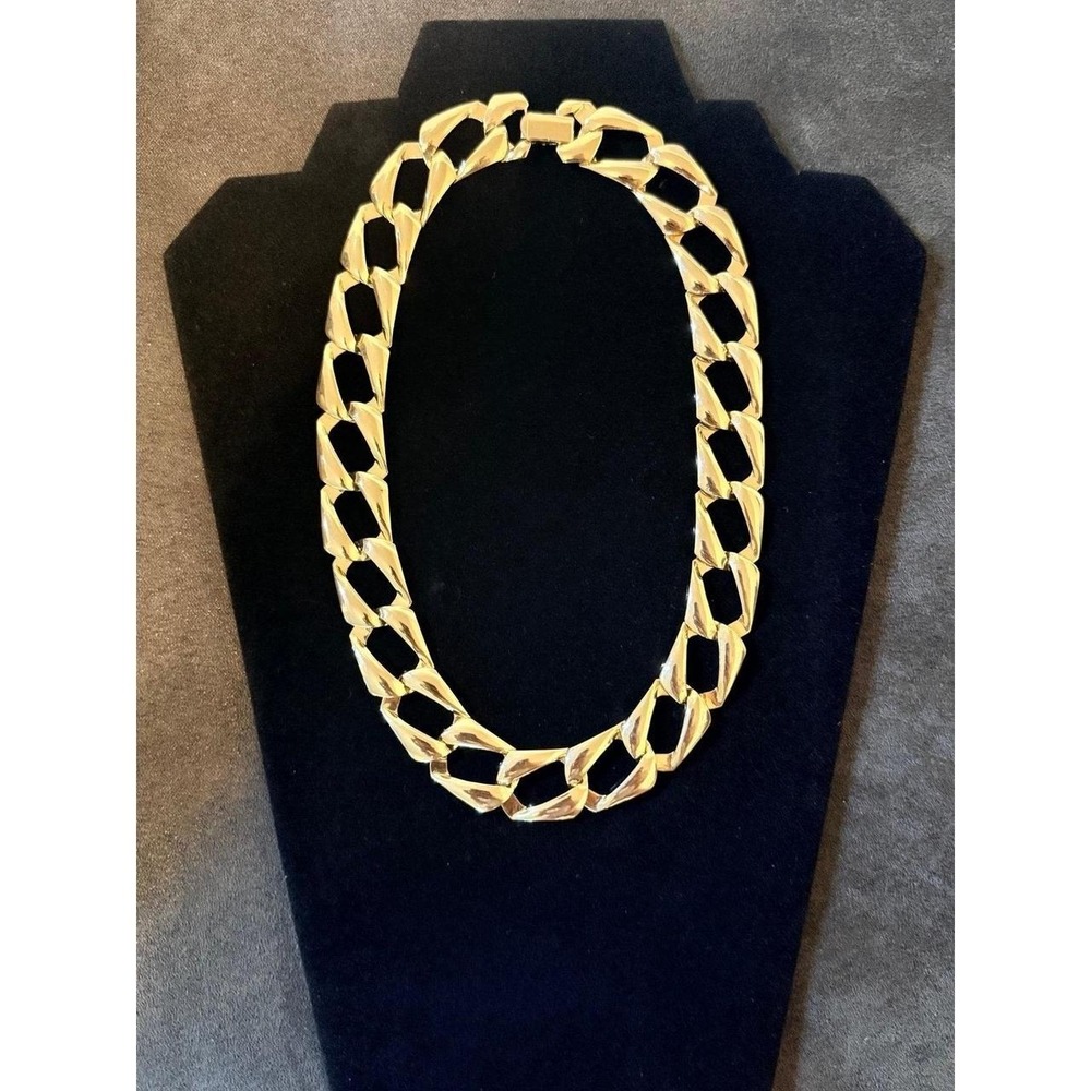 Vintage Chunky Gold Chain Necklace for Women